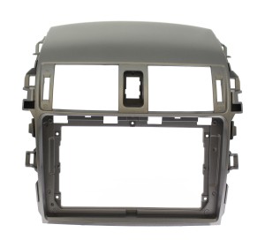 Рамка магнитолы 9.0" (цв.темно-серый) для TOYOTA Corolla 2007-2013 ver.2