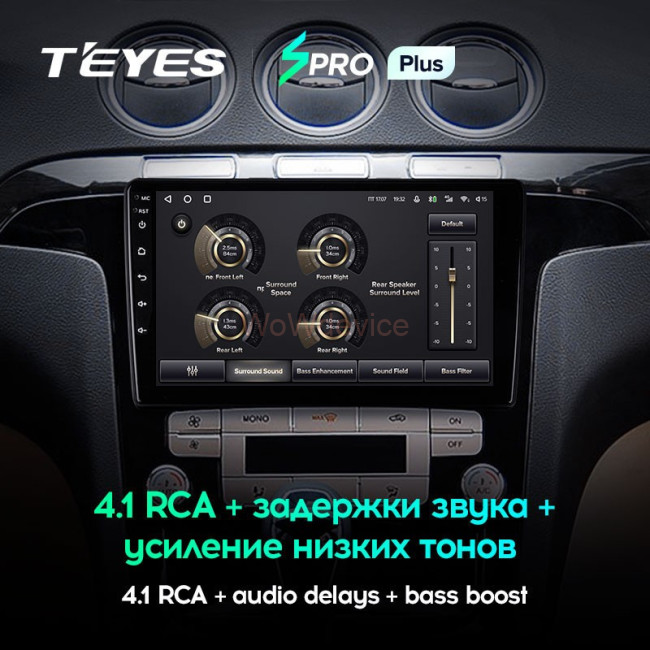 Штатная магнитола Teyes SPRO Plus 6/128 Ford S-MAX 1 (2006-2015) Штатная магнитола Teyes SPRO Plus 6/128 Ford S-MAX 1 (2006-2015)