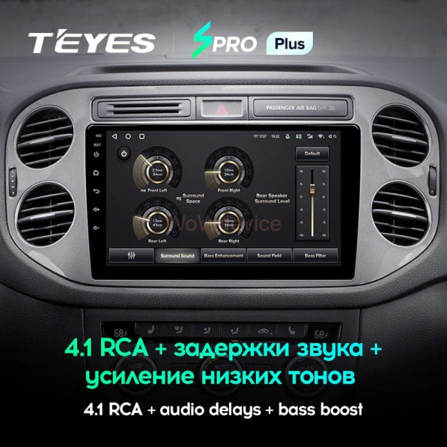 Штатная магнитола Teyes SPRO Plus 6/128 Volkswagen Tiguan 1 NF (2006-2017) F1 Штатная магнитола Teyes SPRO Plus 6/128 Volkswagen Tiguan 1 NF (2006-2017) F1