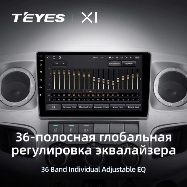 Штатная магнитола Teyes X1 4G 2/32 GAZ Gazelle Busines (2010-2021)