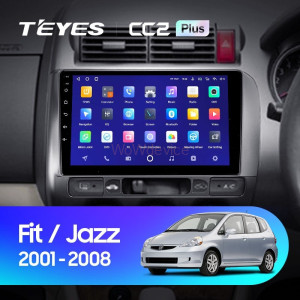 Штатная магнитола Teyes CC2 Plus 4/32 Honda Fit GD (2001-2008) Правый руль