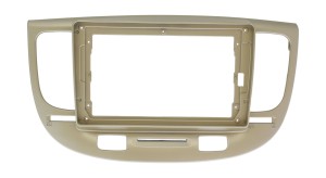 Рамка магнитолы 9.0" (цв.Серебро) для KIA Rio (JB) 2005-2011