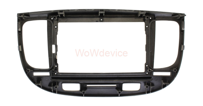 Рамка магнитолы 9.0" (цв.Серебро) для KIA Rio (JB) 2005-2011 Рамка магнитолы 9.0" (цв.Серебро) для KIA Rio (JB) 2005-2011