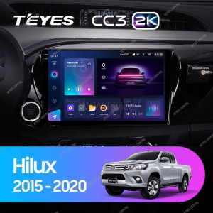 Штатная магнитола Teyes CC3 2K 3/32 Toyota Hilux Pick Up (2015-2020)