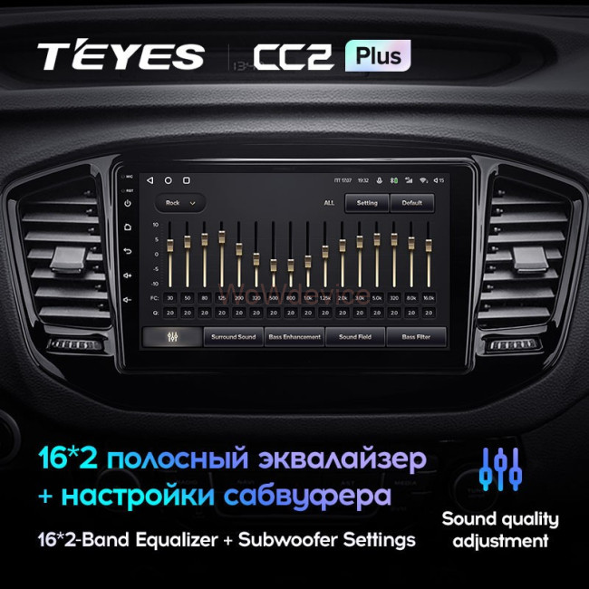 Штатная магнитола Teyes CC2L Plus 2/32 Geely Emgrand X7 (2014-2020)