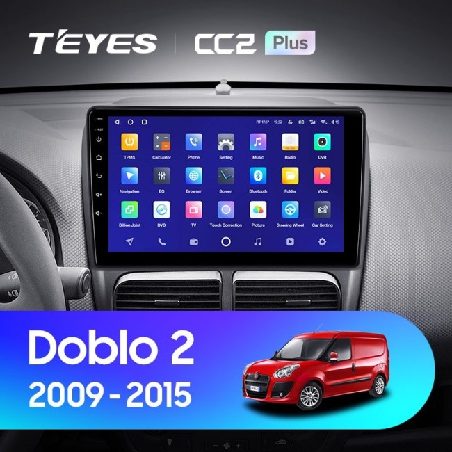 Штатная магнитола Teyes CC2L Plus 1/16 Fiat Doblo 2 263 (2009-2015)
