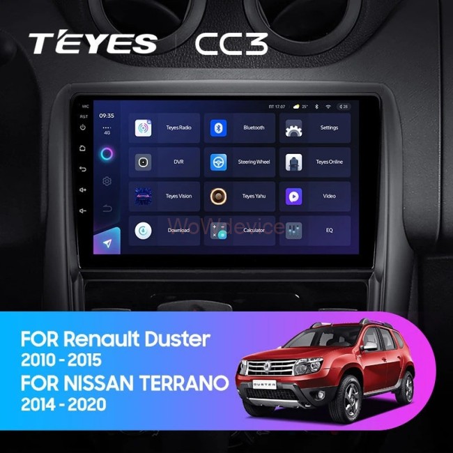 Штатная магнитола Teyes CC3L 4/32 Nissan Terrano (2014-2020)