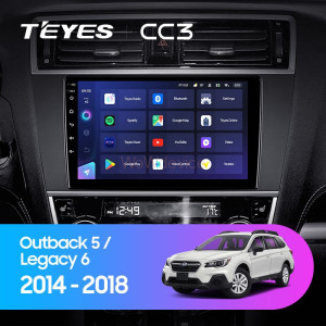 Штатная магнитола Teyes CC3L 4/32 Subaru Outback 5 (2014-2018)