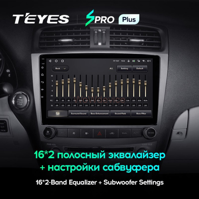 Штатная магнитола Teyes SPRO Plus 6/128 Lexus IS250 XE20 (2005-2013) Тип-B