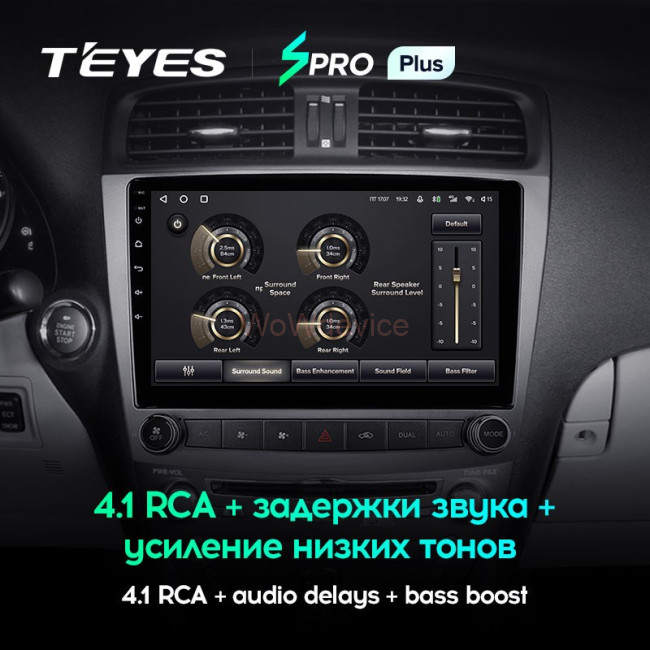 Штатная магнитола Teyes SPRO Plus 6/128 Lexus IS250 XE20 (2005-2013) Тип-B