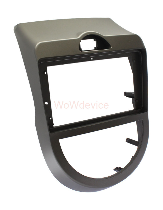 Рамка магнитолы 9.0" (цв.Серый) для KIA Soul 2008-2011 Рамка магнитолы 9.0" (цв.Серый) для KIA Soul 2008-2011