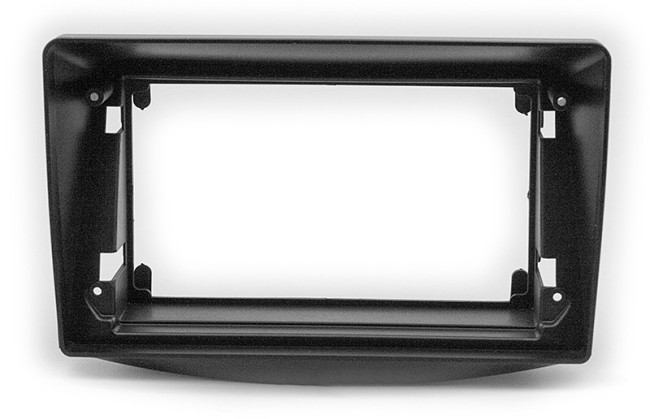 Рамка магнитолы 9.0" (цв.Черный) для MITSUBISHI Grandis 2003-2011 Кондиционер AC / Ver.2