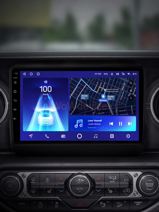 Штатная магнитола Teyes CC2L Plus 1/16 Jeep Wrangler 4 JL (2018-2019)