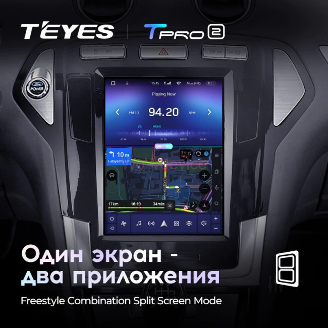 Штатная магнитола Tesla style Teyes TPRO 2 3/32 Ford Mondeo 4 2006-2010 Штатная магнитола Tesla style Teyes TPRO 2 3/32 Ford Mondeo 4 2006-2010