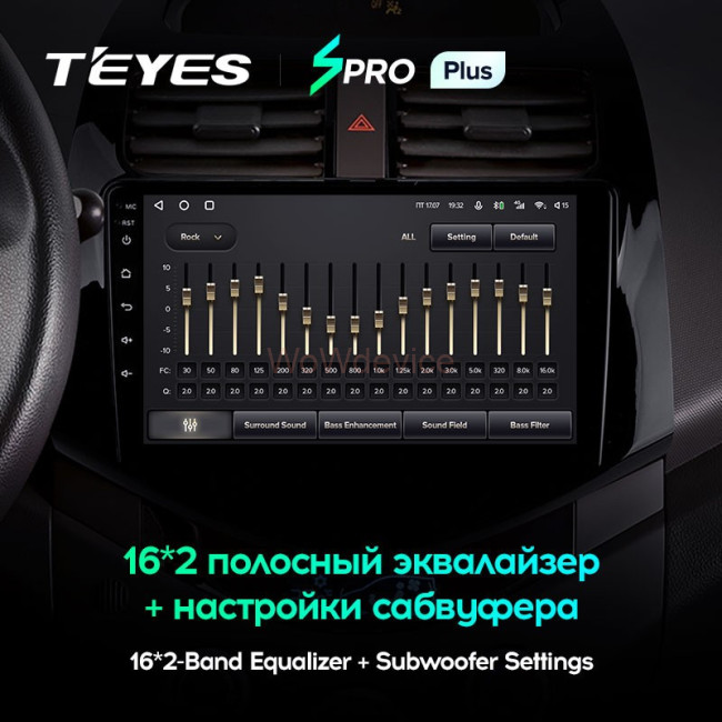 Штатная магнитола Teyes SPRO Plus 4/64 Chevrolet Spark M300 (2009-2016)