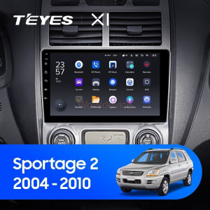 Штатная магнитола Teyes X1 4G 2/32 Kia Sportage 2 (2004-2010)