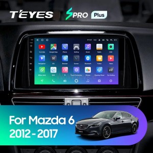 Штатная магнитола Teyes SPRO Plus 4/64 Mazda 6 GL GJ (2012-2017) Тип-B