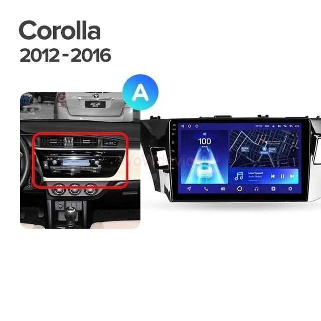 Штатная магнитола Teyes CC2L Plus 2/32 Toyota Corolla (2012-2016) Тип-B Штатная магнитола Teyes CC2L Plus 2/32 Toyota Corolla (2012-2016) Тип-B