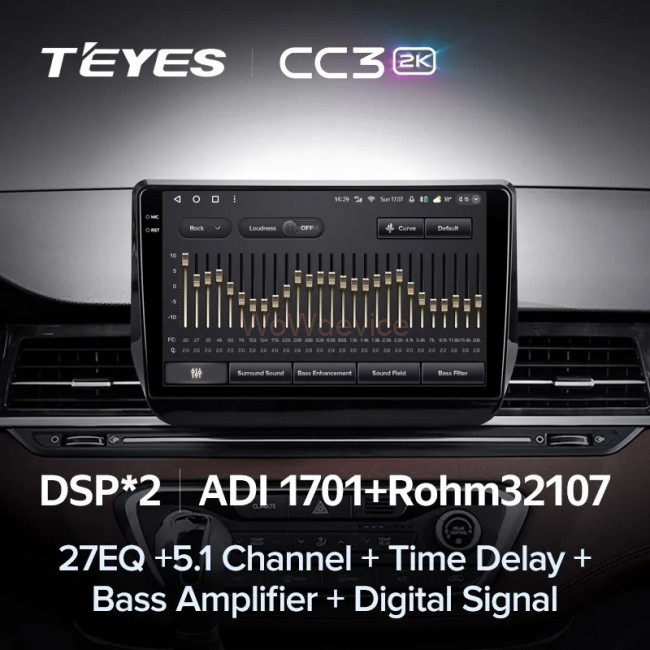 Штатная магнитола Teyes CC3 2K 360 6/128 Hyundai H1 2 Grand Starex TQ (2017-2022)