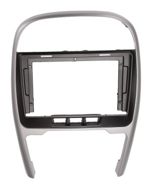 Рамка магнитолы 9.0" (цв.Черный и Серебристый) для CHERY Tiggo 3 2014-2016