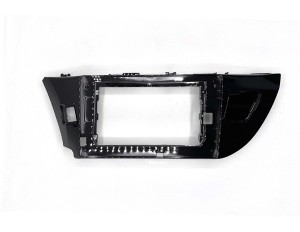 Рамка магнитолы 10.2" (цв.Глянцевый Черный) для TOYOTA Corolla 2013-2016 Левый руль / ver.2