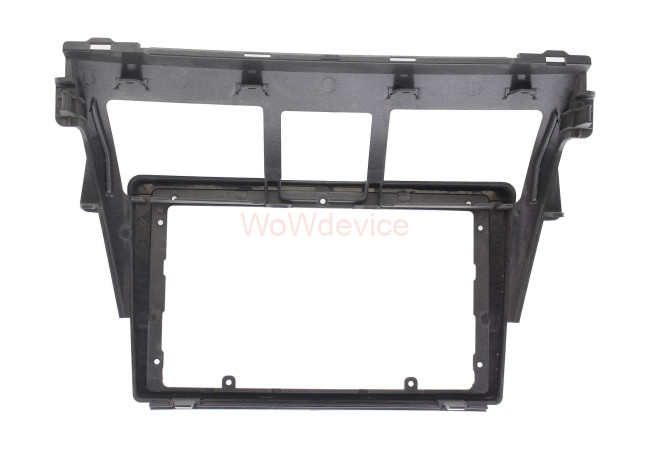 Рамка магнитолы 9.0" (цв.Серебро) для TOYOTA Vios 2007-2012, Belta 2005-2008, Yaris Sedan 2006-2012 Рамка магнитолы 9.0" (цв.Серебро) для TOYOTA Vios 2007-2012, Belta 2005-2008, Yaris Sedan 2006-2012