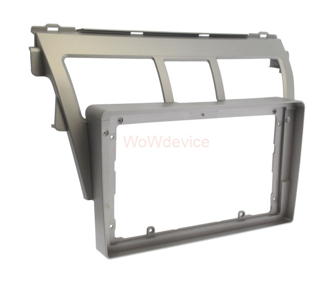 Рамка магнитолы 9.0" (цв.Серебро) для TOYOTA Vios 2007-2012, Belta 2005-2008, Yaris Sedan 2006-2012 Рамка магнитолы 9.0" (цв.Серебро) для TOYOTA Vios 2007-2012, Belta 2005-2008, Yaris Sedan 2006-2012