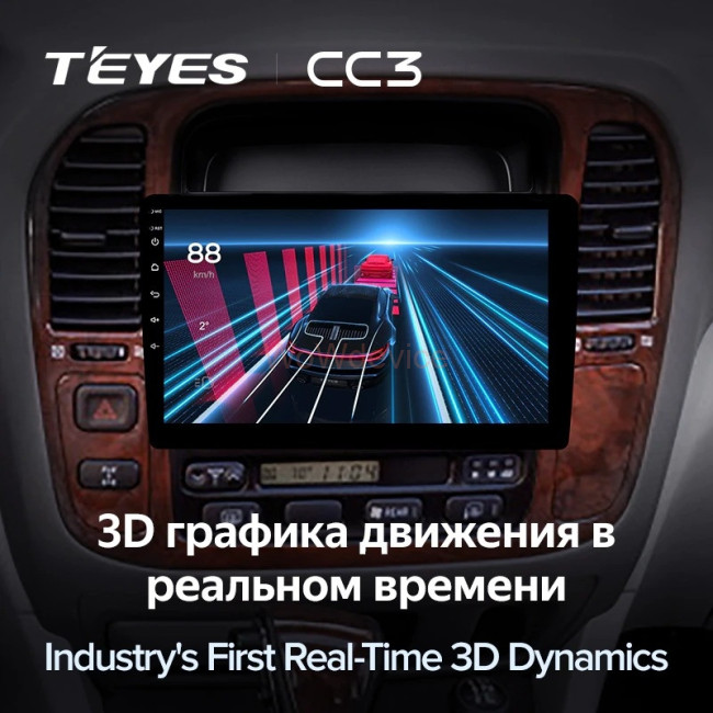 Штатная магнитола Teyes CC3 360 6/128 Lexus LX470 J100 (1998-2003) Штатная магнитола Teyes CC3 360 6/128 Lexus LX470 J100 (1998-2003)