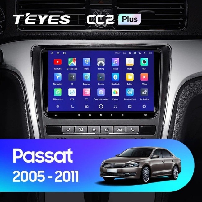 Штатная магнитола Teyes CC2 Plus 4/64 Volkswagen Passat (2005-2014)