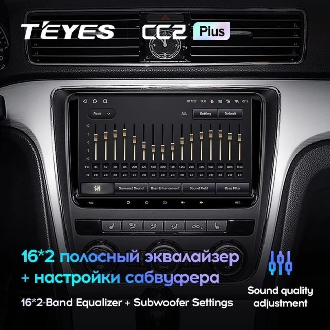 Штатная магнитола Teyes CC2 Plus 4/64 Volkswagen Passat (2005-2014)