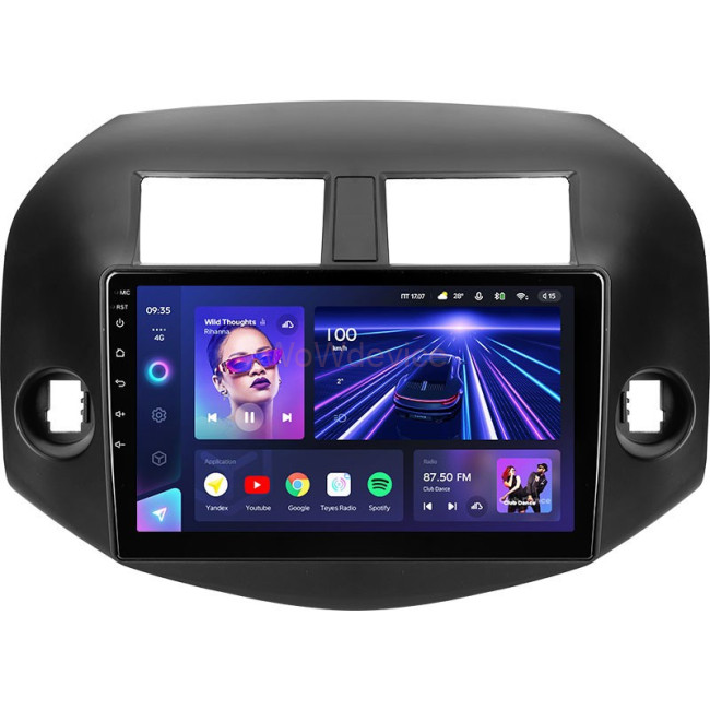 Штатная магнитола Teyes CC3 4/64 Toyota RAV4 3 XA30 (2005-2013) 10"