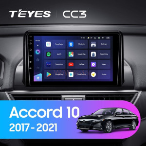 Штатная магнитола Teyes CC3L 4/32 Honda Accord 10 CV (2017-2021) Тип-В