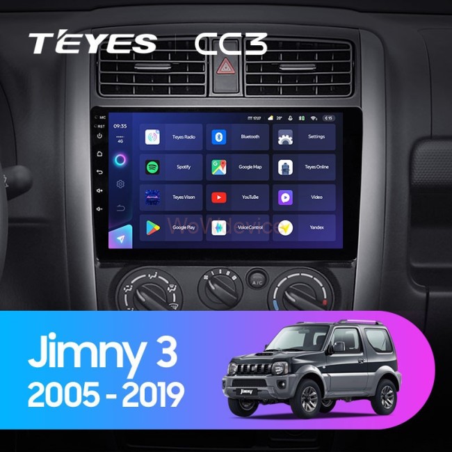 Штатная магнитола Teyes CC3L 4/32 Suzuki Jimny 3 (2005-2019)