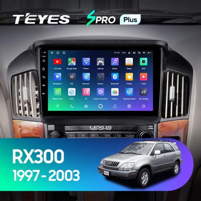 Штатная магнитола Teyes SPRO Plus 6/128 Lexus RX300 XU10 (1997-2003) F1