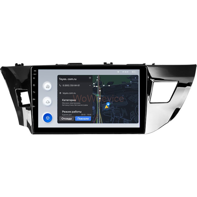 Штатная магнитола Teyes X1 4G 2/32 Toyota Corolla (2012-2016) Тип-A