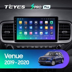 Штатная магнитола Teyes SPRO Plus 6/128 Hyundai Venue (2019-2020)