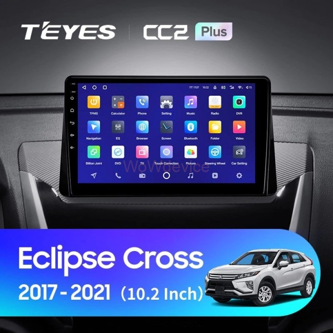 Штатная магнитола Teyes CC2 Plus 4/64 Mitsubishi Eclipse Cross (2017-2021) F2