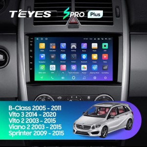Штатная магнитола Teyes SPRO Plus 6/128 Mercedes-Benz Viano W639\W447 (2003-2022)