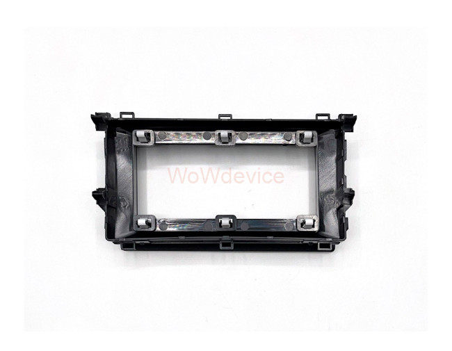 Рамка магнитолы 9.0" (цв.Черный) для TOYOTA Auris 2013+