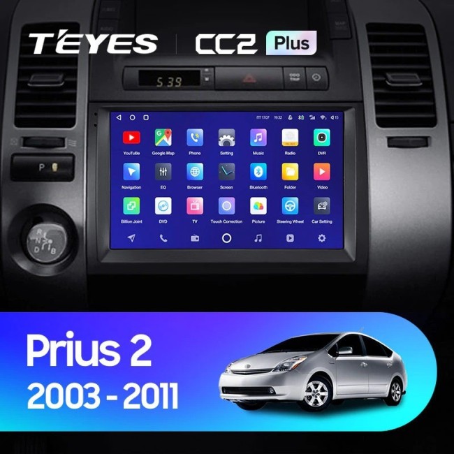Штатная магнитола Teyes CC2 Plus 3/32 Toyota Prius XW20 (2003-2011)