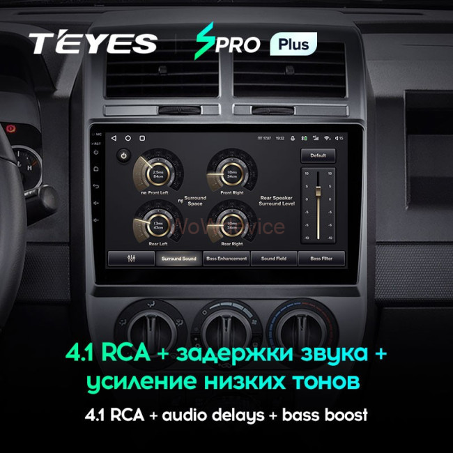 Штатная магнитола Teyes SPRO Plus 3/32 Jeep Compass 1 MK (2006-2010) Штатная магнитола Teyes SPRO Plus 3/32 Jeep Compass 1 MK (2006-2010)