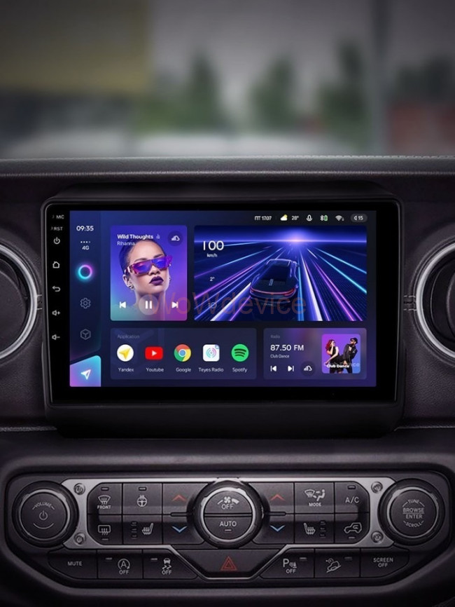 Штатная магнитола Teyes CC3L 4/32 Jeep Wrangler 4 JL (2018-2019)