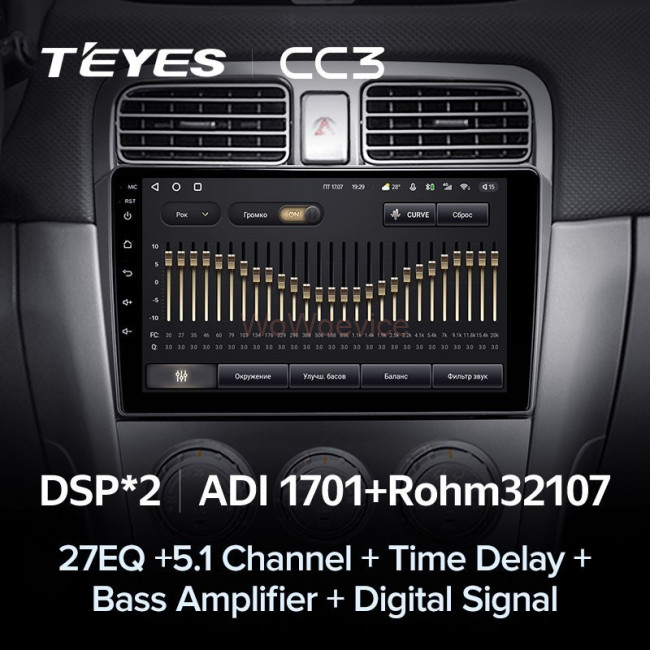 Штатная магнитола Teyes CC3 360 6/128 Subaru Forester SG (2002-2008) Штатная магнитола Teyes CC3 360 6/128 Subaru Forester SG (2002-2008)