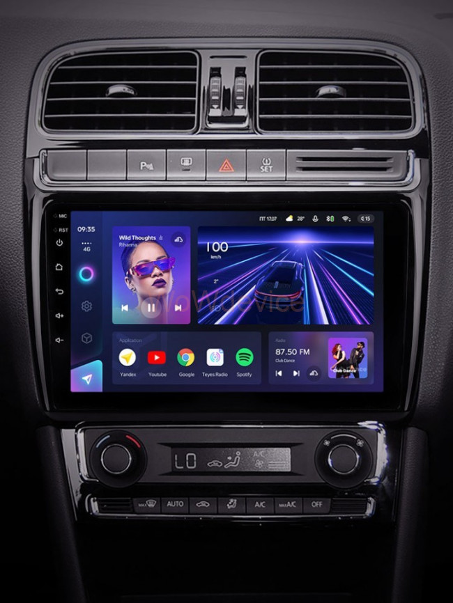 Штатная магнитола Teyes CC3 360 6/128 Volkswagen Polo 5 (2008-2020)