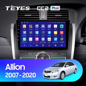 Штатная магнитола Teyes CC2L Plus 2/32 Toyota Allion T260 (2007-2020) Правый руль