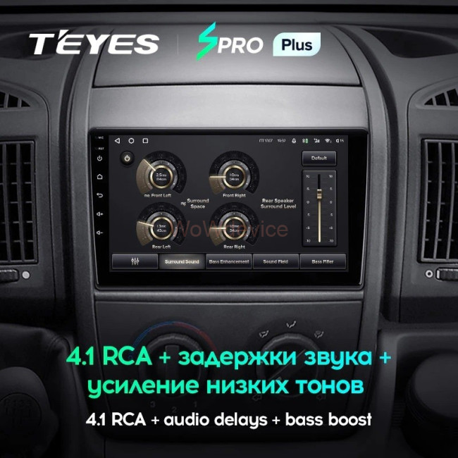Штатная магнитола Teyes SPRO Plus 3/32 Peugeot Boxer 2 (2006-2022)