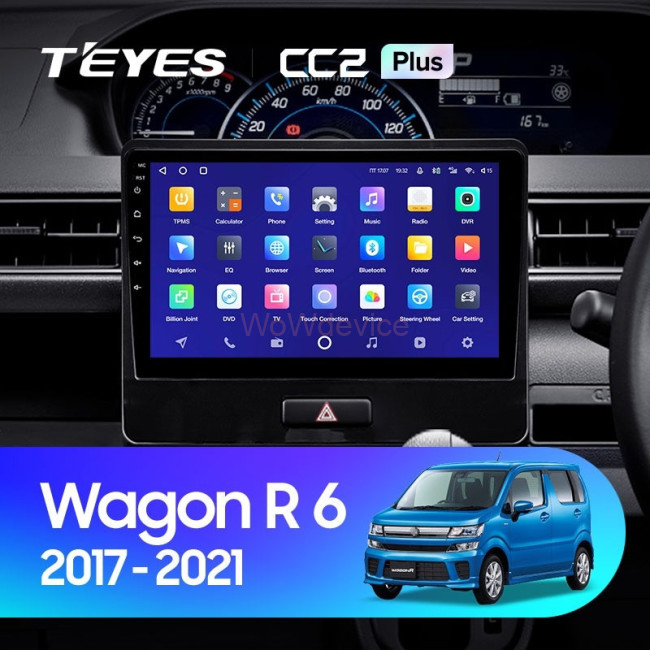 Штатная магнитола Teyes CC2L Plus 1/16 Suzuki Wagon R VI (2017-2021)