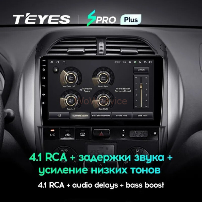 Штатная магнитола Teyes SPRO Plus 4/32 Toyota RAV4 2 CA20 CA20W XA20 (2003-2005) F4