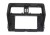 Рамка магнитолы 10.2" (цв.Глянцевый Черный) для TOYOTA Land Cruiser Prado (150) 2017+