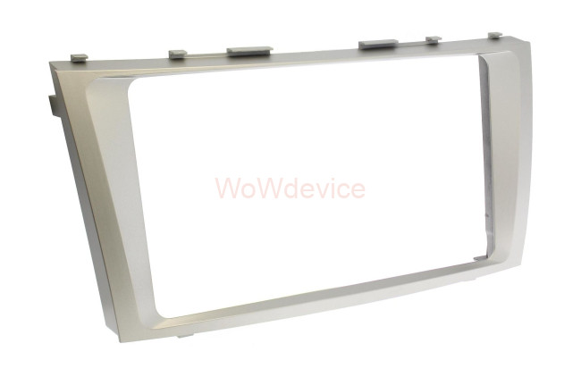 Рамка магнитолы 9.0" (цв.Серебро) для TOYOTA Camry, Aurion 2006-2011 / DAIHATSU Altis 2006-2011 Рамка магнитолы 9.0" (цв.Серебро) для TOYOTA Camry, Aurion 2006-2011 / DAIHATSU Altis 2006-2011